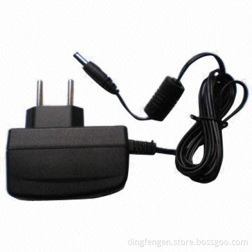 Slim Vertical Plug Power Adapter for Set Top Box EU Plug, En60065 & 60950